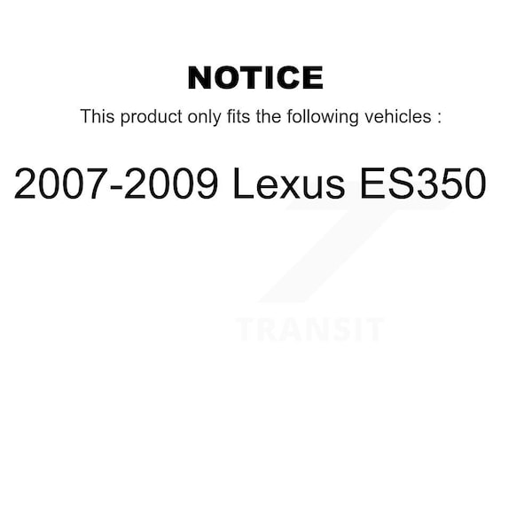 Front Suspension Stabilizer Bar Link Kit For 2007-2009 Lexus ES350